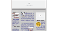 Desktop Screenshot of globalinvestments.biz