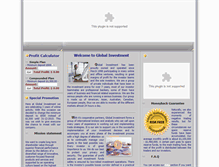 Tablet Screenshot of globalinvestments.biz